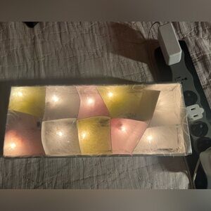 NIB Rare and Vintage Department 56 Marabou Feather Christmas string lights